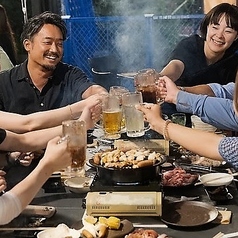 食欲と笑顔を持って来て!　手ぶらBBQ　天街ビアテラスの写真