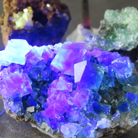 鉱物好きにはたまらない！店内を彩る美しい鉱物たち