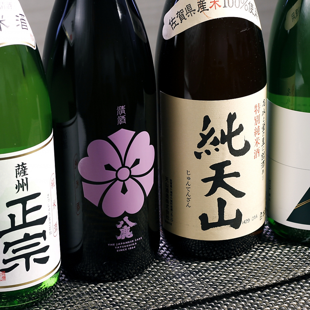 九州と言えば焼酎のイメージですが、日本酒もたくさんあるんです！純天山/薩摩政宗など♪