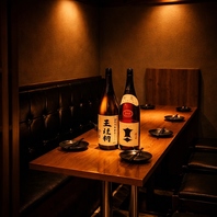 個室は2名様~貸切は最大100名様まで対応可能！