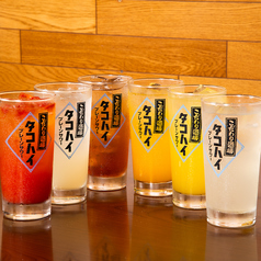 組み合わせで24種類のソーダ割ができる♪好みが見つかる