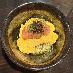 ふわとろオムレツ【生】明太子丼