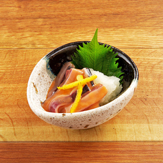 熟成太切りいかの塩辛/[道産子食材]ハスカップチーズ/つぶ貝わさび　各