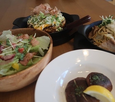 鉄板焼きプリュネのコース写真