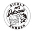 SICKLY Outdoor gears & Delicious burger cafe シックリーアウトドアギアズ アンド デリシャスバーガーカフェのロゴ
