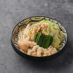 追加　もつ　野菜盛り