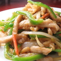 料理メニュー写真&nbsp;豚肉とピーマンの細切り炒め