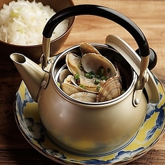 アサリのやかん酒蒸し
