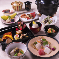 こだわりの素材をたっぷり使った本格的な京料理