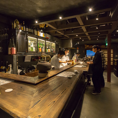 立ち飲みカウンター席のみ