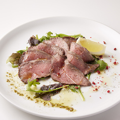 エゾ鹿のカルパッチョ/白子ポン酢