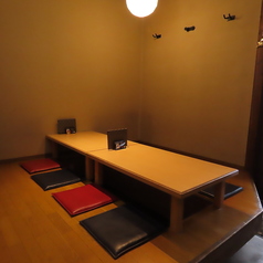 掘りごたつ席は足をのばしてゆったりお寛ぎいただけます◎