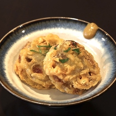 蓮根の挟み揚げ