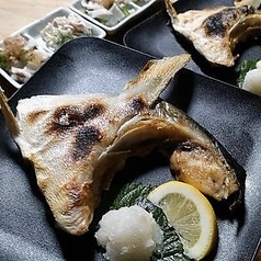 本日の鮮魚かま塩焼き