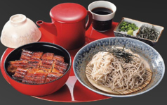 ひつまぶし・ざるそばセット 上