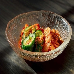 キムチ盛り合わせ3品盛り(白菜・大根・胡瓜)