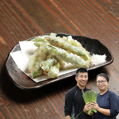 アスパラの天ぷら