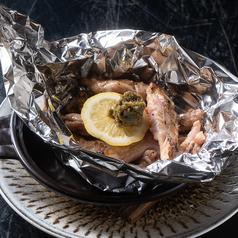 せせりのザル焼き