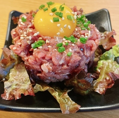 期間限定 ローストビーフのユッケ風