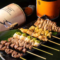 一本一本丁寧に焼き上げました！串焼き各種