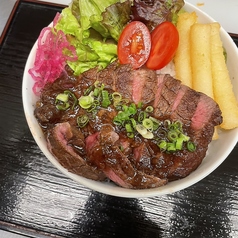 常陸牛ステーキ丼
