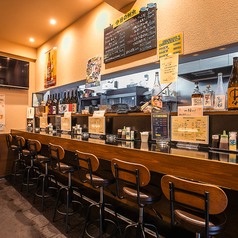 《お1人様でも気兼ねなくご利用いただけるカウンター席です◎》