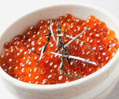 自家製イクラのイクラ丼 (あら汁付き)