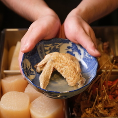 香ばし揚げ 手羽先のおでん