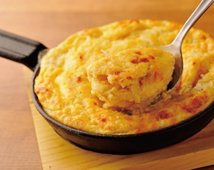 カニクリームの鉄鍋オムレツ