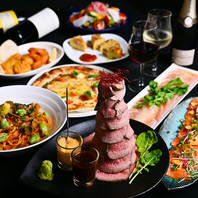 宴会や記念日・誕生日に合うコースをご用意しております