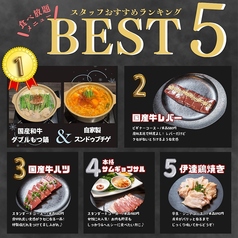 店舗おすすめベスト５！