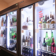 豊富な種類の飲み放題付きコース