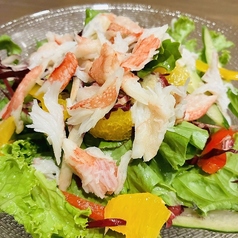 果肉入り蟹サラダ