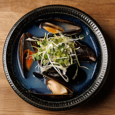 ムール貝の大吟醸酒蒸し