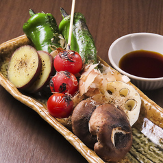 焼き野菜の五種盛り合わせ