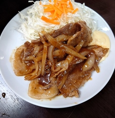 林SPFポークの生姜焼き定食の写真