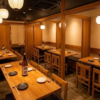 【新宿エリアの居酒屋で広々とした個室もご用意♪】