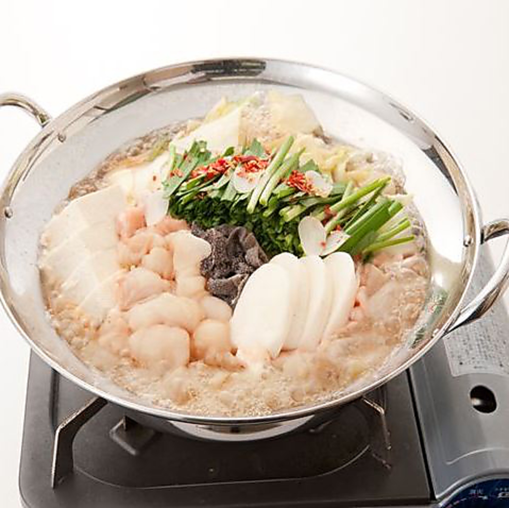 【絶品☆名物博多もつ鍋】 もつの追加や、明太子や〆のオプションもあります♪筑豊塩もつ鍋も人気☆
