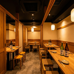 【新宿駅2分！全席個室完備】プライベート空間で創作海鮮を堪能！少人数~団体宴会まで対応◎女子会やランチにもおすすめ！新鮮刺身と創作料理を心ゆくまでお楽しみください！