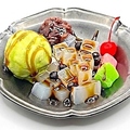 料理メニュー写真&nbsp;抹茶アイスクリームあんみつ