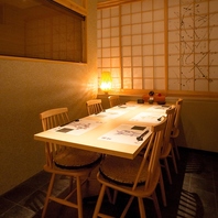 【少人数向け個室】2名様から個室にご案内可能です