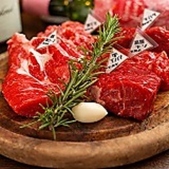 北海道の肉皿3種盛り合わせ