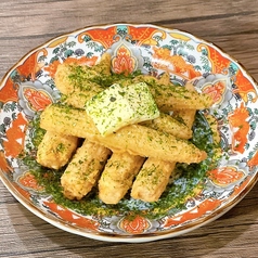 ヤングコーンあおさバター