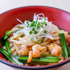 海老焼きうどん