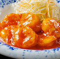 料理メニュー写真&nbsp;手剥エビチリソース