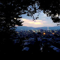 ご来店者様限定で裏山から京都の夜景をご覧頂けます♪