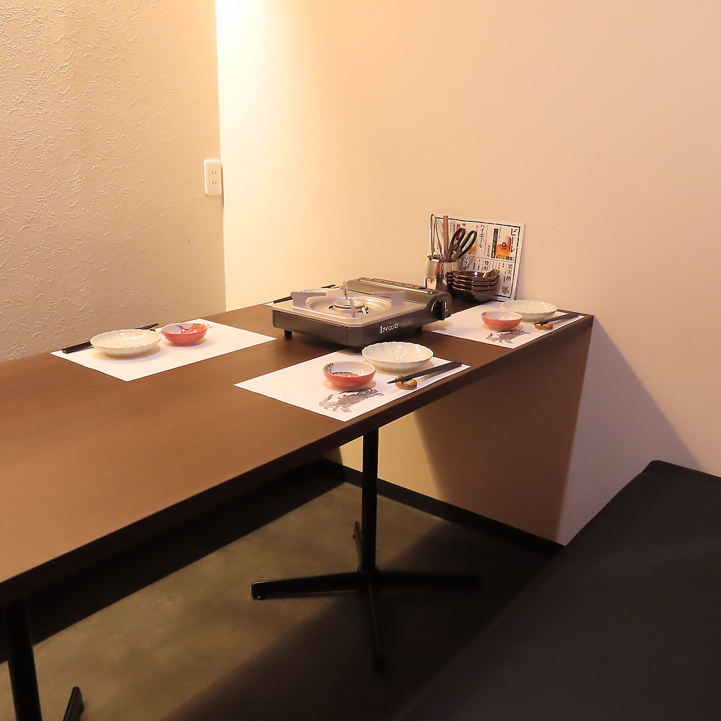 6名掛け半個室は2室！プライベートな空間でゆったりお楽しみいただけます。