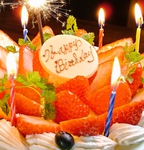 お誕生日などのお祝いのシーンにも人気のお店！