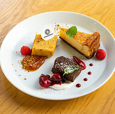 自家製ドルチェ3種盛り合わせ