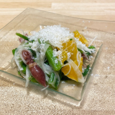 ★ホタルイカと菜の花とデコポンのサラダ